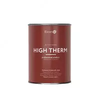 Pechka va kamin uchun issiqlikka bardoshli lak "Elcon" 0