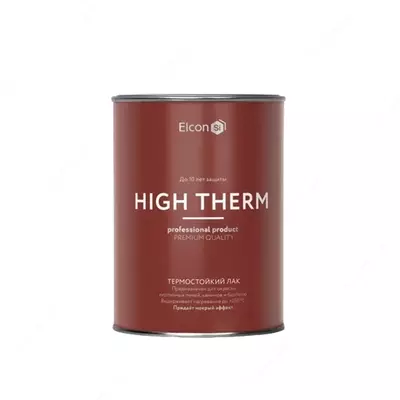 Термостойкий лак для печей и каминов "Elcon" 0