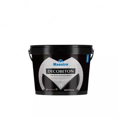 Декоративное покрытие на основе цемента или микробетона - ДЕКОБЕТОН Маэстро 15л.