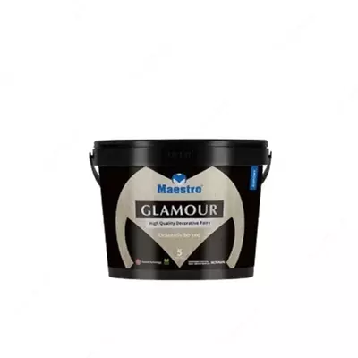 Декоративное покрытие на основе штукатурки - ГЛАМУР Маэстро 15л.