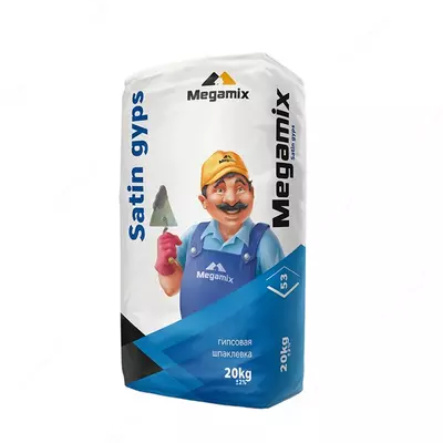 Сухая строительная шпаклевка MEGAMIX SATEN