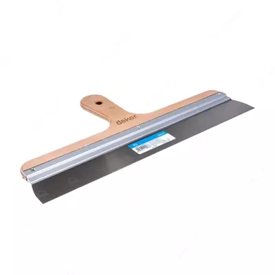 Фасадный шпатель DEKOR 400 мм с деревянной ручкой