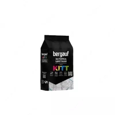 BERGAUF KITT Затирка цветная для межплиточных швов 2КГ