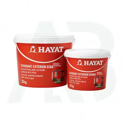Акриловая фасадная краска Hayat fasad Start 4.5 kg