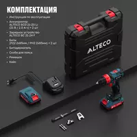   Chotkasiz akkumulyatorli drel-shurupovyort ALTECO CD 21-45 BL X2