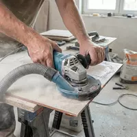  Burchak shlifmashinasi ALTECO AG 1400-125 ECS + Changni tozalash uchun himoya qoplami ALTECO ADE 125 - Arboss Qurilish Mollar dokoni