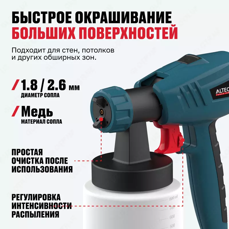   Краскораспылитель ALTECO SG 2205