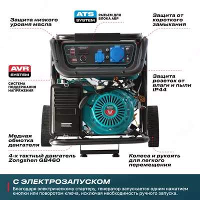 Бензиновый генератор ALTECO AEG 11000 E2 Только в розницу