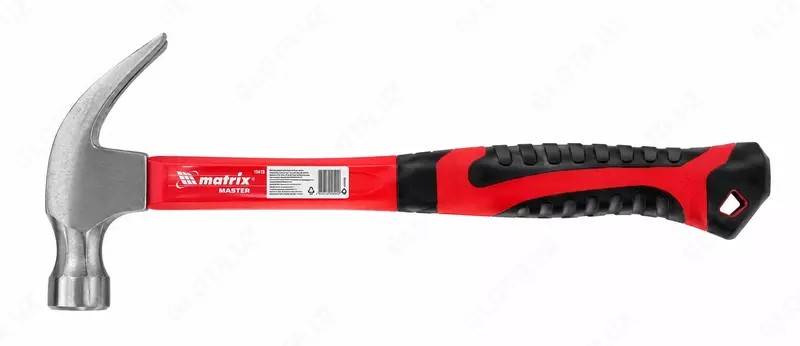 Matrix fiberglas 2k dastakli mix sug‘urgich bolg‘a  dumaloq zarb qismi  ventilyatsion teshiklar  magnit  450 g