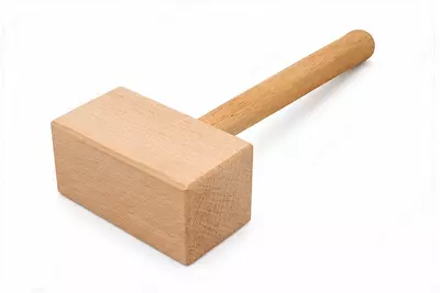  Cибртех qayin yog‘ochidan tayyorlangan kiyanka  urgich o‘lchami 150×45×65 mm  uzunligi 350 mm Chakana savdo