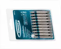  Gross биты PH2×50 мм  S2  намагниченные  10 штук - 