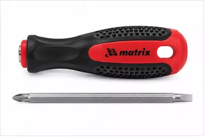 MATRIX набор комбинированных отверток SL6/PH2 с 2K-рукояткой, 2 предмета
