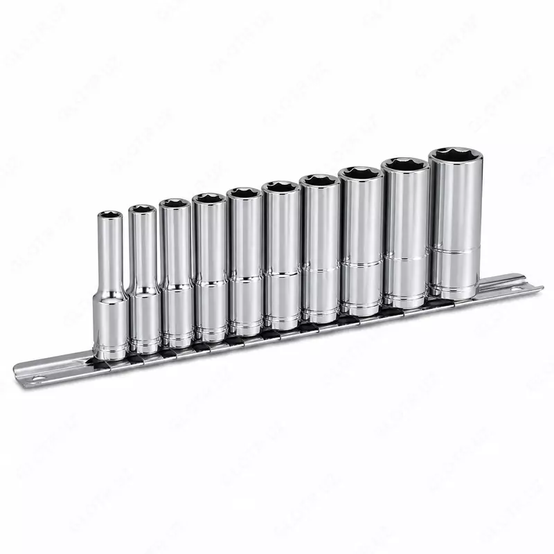 STELS uzaytirilgan torsevoy kallaklar to‘plami 1/2″, 10–22 mm, 10 qism, plankada