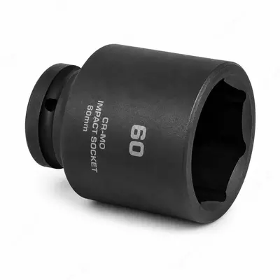 STELS uzaytirilgan 60 mm torsevoy kallak, 1″, olti qirrali, CrMo, shtift teshigi bilan