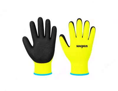 Рабочие перчатки Magnus Yellow V-3 желтого цвета