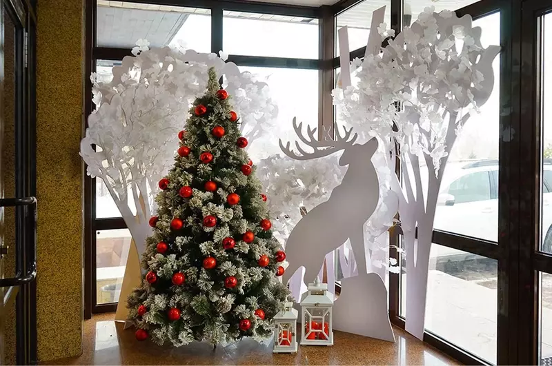 Ofis va korporativ partiyalar uchun yangi yil dekorasi Chakana savdo
