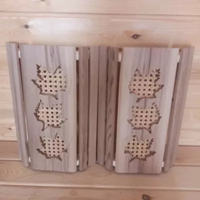 Абажуры из канадского кедра.