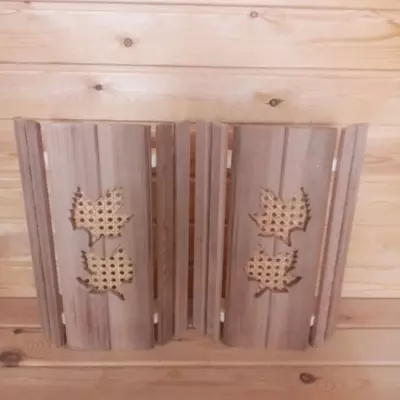  Абажуры из канадского кедра. - 