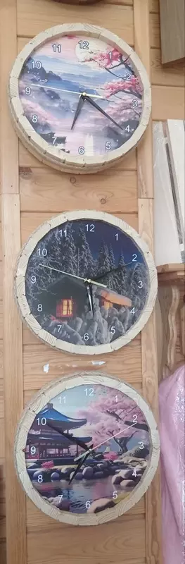   Настенные часы для бани