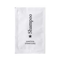 Одноразовый шампунь в пакетике для гостиниц