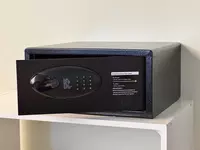  Mehmonxona seyf No42EB  20x42x37 sm  9 4 kg - elektron kod va o‘rnatilgan kalit - 