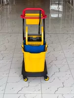   Tozalash uchun plastik aravacha  4 chelak
