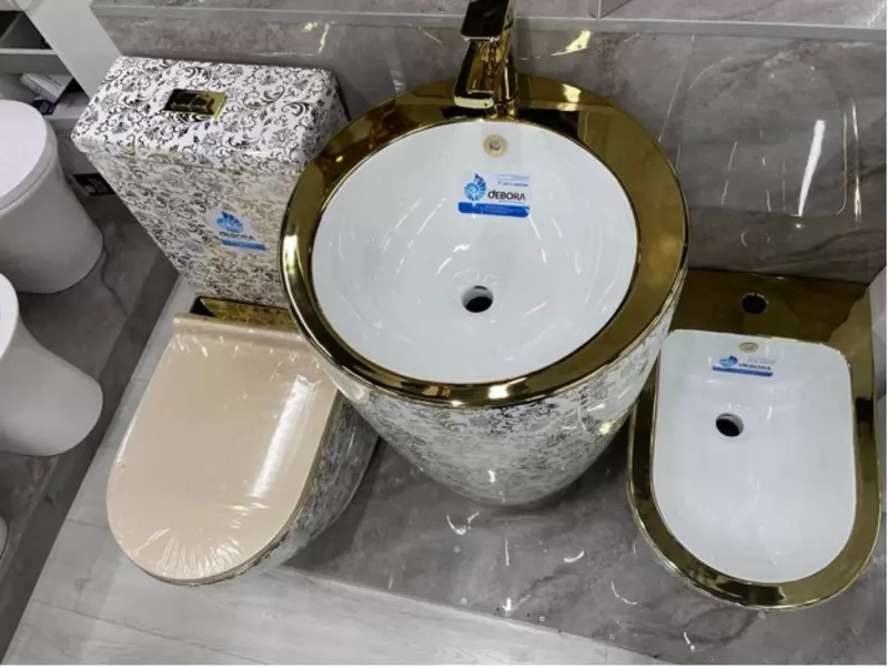 Унитаз+биде+раковина