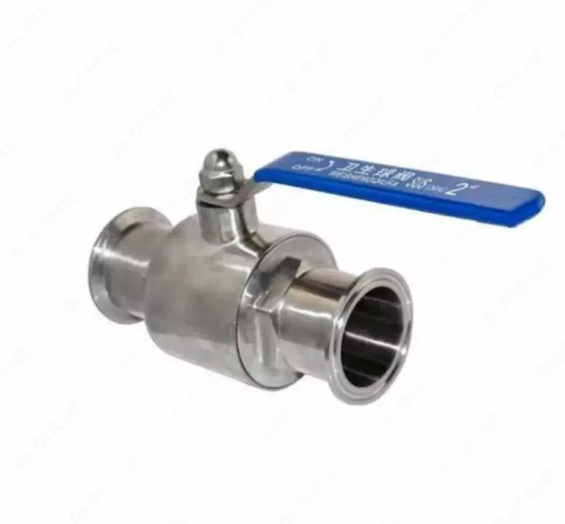 Шаровый кран с хомутом НЖ AISI 304 Д-38 Китай