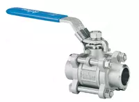  Шаровый кран с муфтовый НЖ AISI 316 Д-15 Китай - 