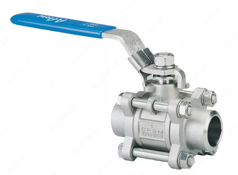  Шаровый кран с муфтовый НЖ AISI 316 Д-65 Китай - 