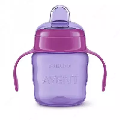 AVENT Чашка-непроливайка с ручками Comfort, 6 мес+, 200 мл AVENT Чашка-непроливайка с ручками Comfort, 6 мес+, 200 мл