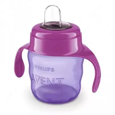 AVENT Чашка-непроливайка с ручками Comfort, 6 мес+, 200 мл AVENT Чашка-непроливайка с ручками Comfort, 6 мес+, 200 мл