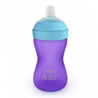 AVENT Чашка-непроливайка с мягким носиком, 9 мес+, 300 мл AVENT Чашка-непроливайка с мягким носиком, 9 мес+, 300 мл