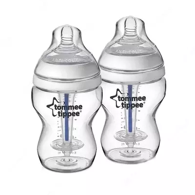 Антиколиковая бутылочка Tommee Tippee, 125 мл., 250 мл., 0-6, 6+, 18+ Антиколиковая бутылочка Tommee Tippee, 125 мл., 250 мл., 0-6, 6+, 18+