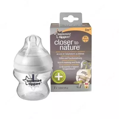 Антиколиковая бутылочка Tommee Tippee, 125 мл., 250 мл., 0-6, 6+, 18+ Антиколиковая бутылочка Tommee Tippee, 125 мл., 250 мл., 0-6, 6+, 18+