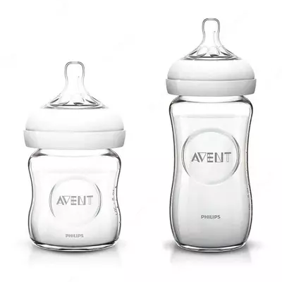Стеклянная бутылочка Philips Avent, Авент стекло 240 мл. и 120 мл Стеклянная бутылочка Philips Avent, Авент стекло 240 мл. и 120 мл