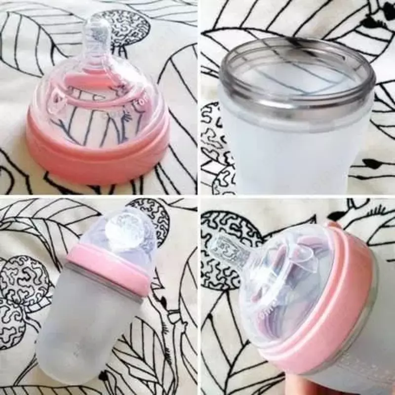 Comotomo butulkasi, 250 ml va 125 ml, pushti va yashil