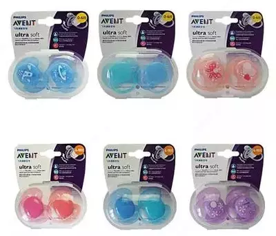 Avent Пустышка, Авент соска, 0-6 мес, 6+ мес, 18+ мес