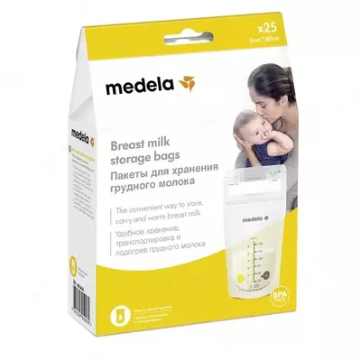 Пакеты для молока грудного Medela 25шт