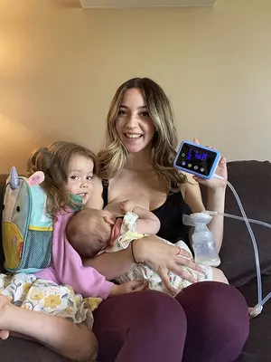 Молокоотсос электрический двойной