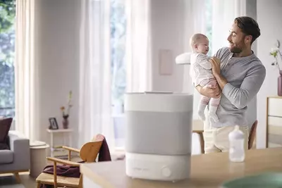 Avent butilkalari uchun SCF293/00 uchun sterilizator va elektr quritgich