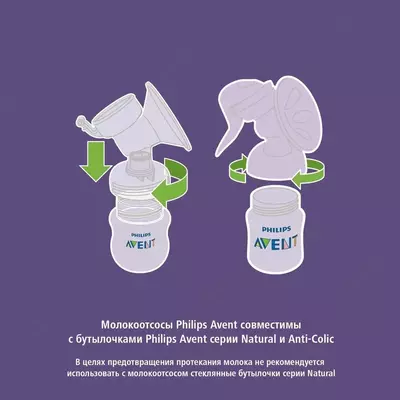 Электронный молокоотсос двухфазный Philips Avent SCF395/11