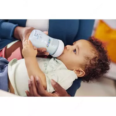 Новинка Бутылочка Philips Avent Natural , 260ml, 120ml, Голубой