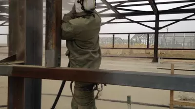 Пескоструйная абразивоструйная очистка металла бетона в Ташкенте и регионах