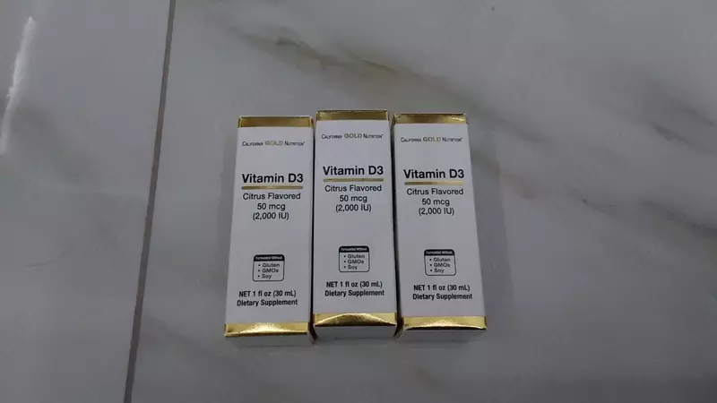 Витамин D3 California Gold Nutrition  30 мл