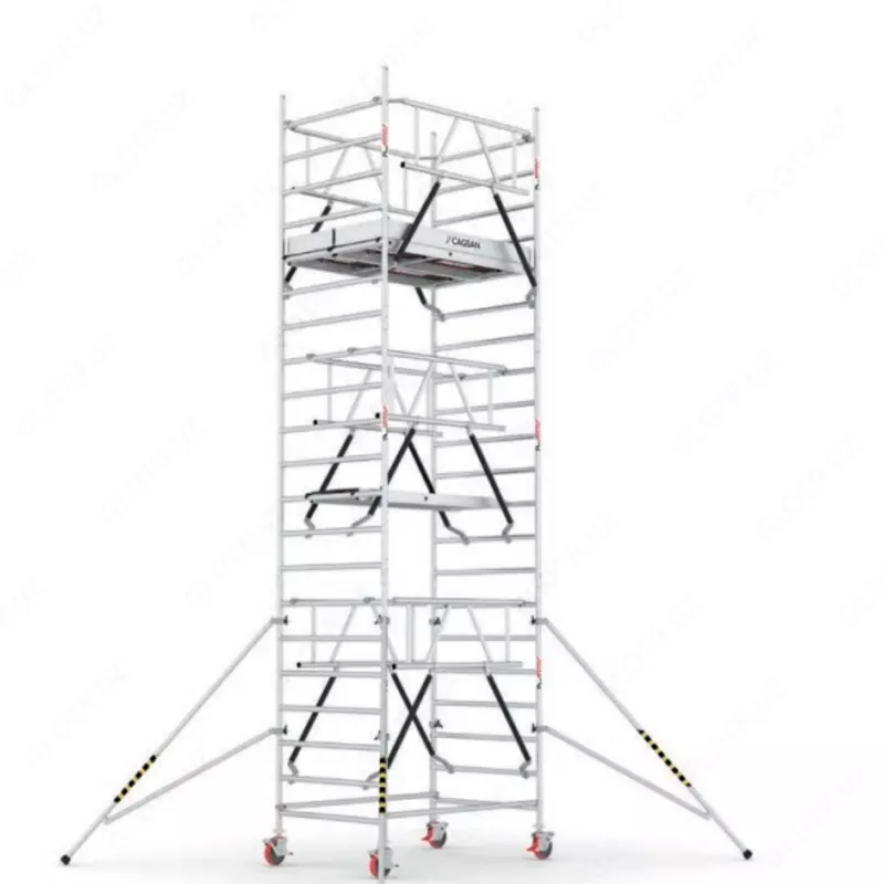 Профессиональная алюминиевая вышка-тура CAGSAN LN230-320-440-530-650-740-850-950-1070-1160_(180)