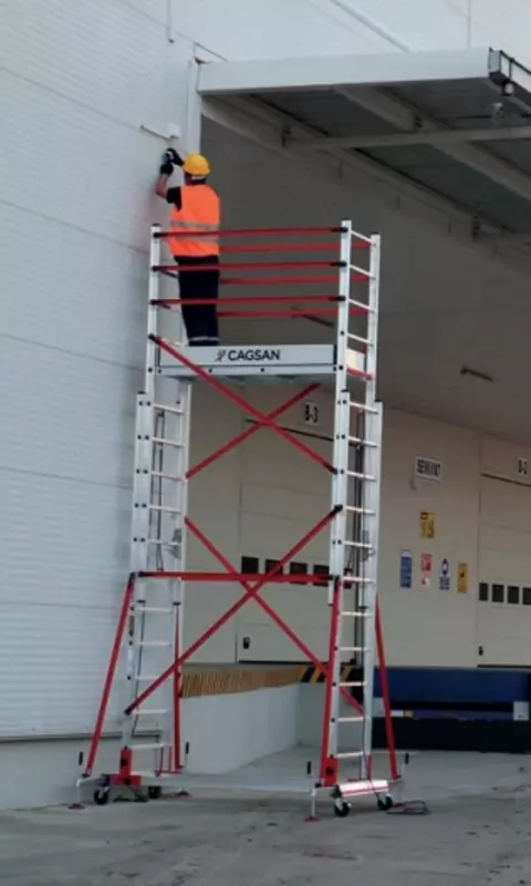 Телескопическая вышка-тура из двух модулей XLN-PR CAGSAN S004-005-006-007-008 XLN PR
