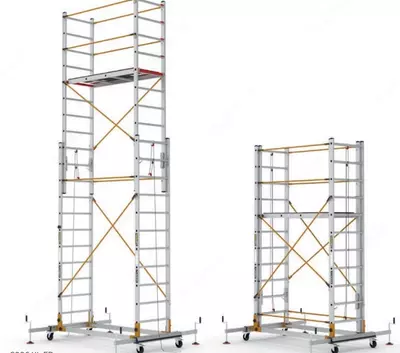 Ikki modulli CAGSAN S004 XL FP bo'yicha teleskopik minora ekskursiyasi