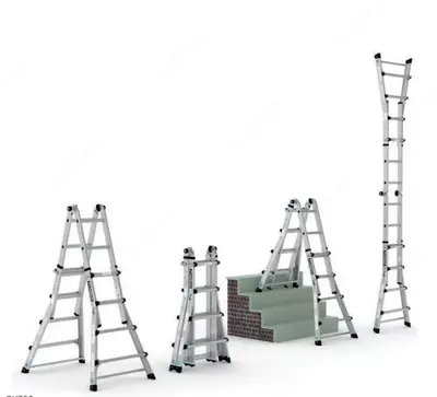 Шарнирная телескопическая лестница TeleSky CK250 -CK360 -CK470.