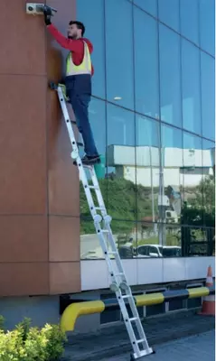 Шарнирная лестница-стремянка AK011-P - Цена по запросу